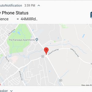 Autonotification with Autolocation Google Static Map URL